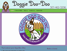Tablet Screenshot of doggiedoodoo.net